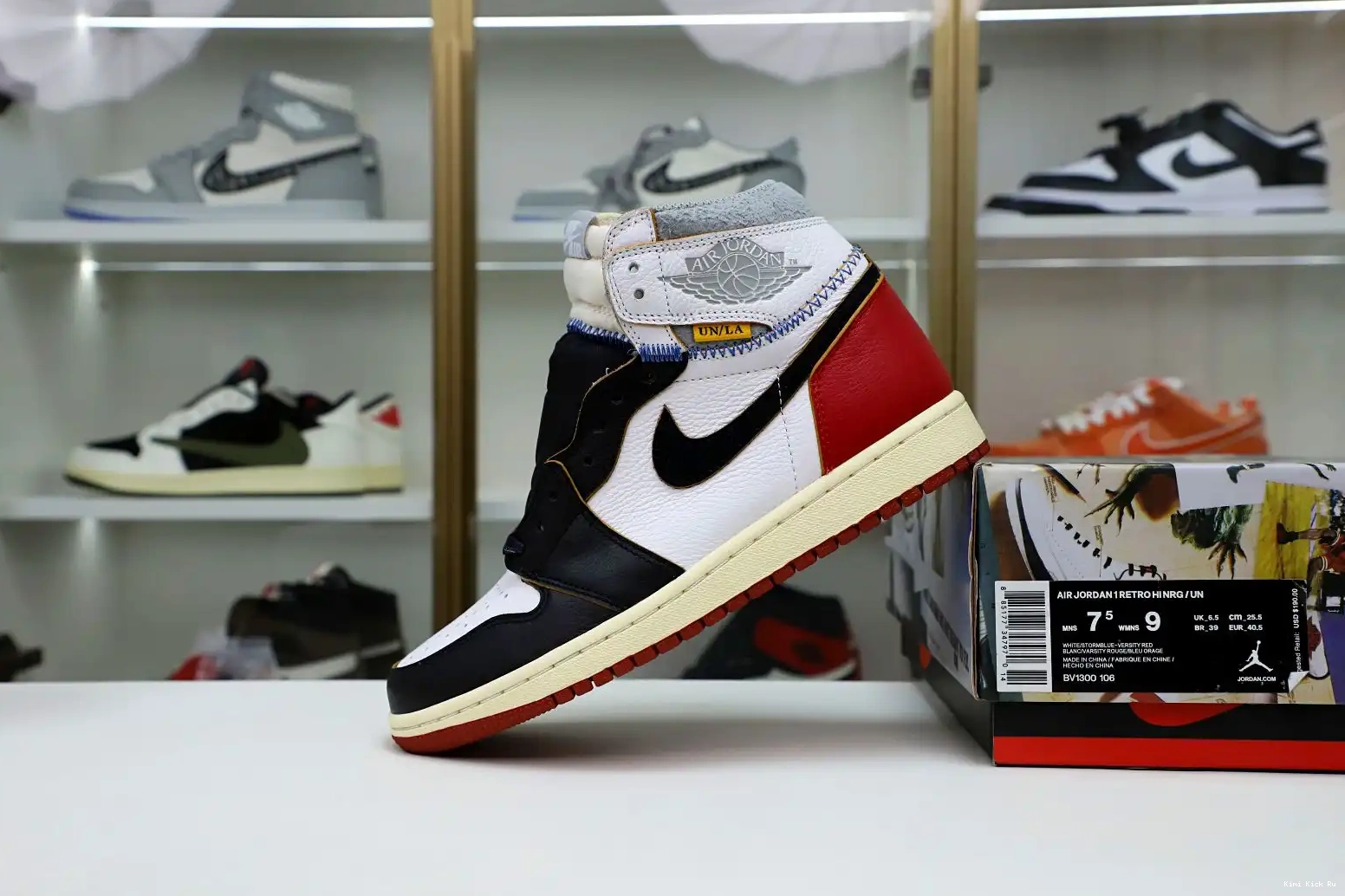 LA 1 X HIGH RETRO Kimikick NRG UNION AIR JORDAN 0502